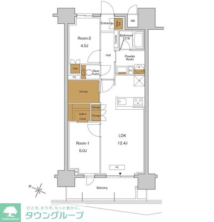 RJRプレシア東十条ガーデンの物件間取画像